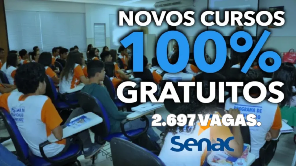 mais de mil vagas em cursos com bolsas de até 100%